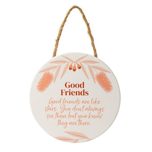 SPLOSH Fleur Good Friends Hanging Verse