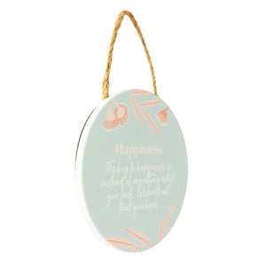 SPLOSH Fleur Happiness Hanging Verse