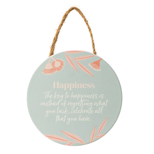 SPLOSH Fleur Happiness Hanging Verse