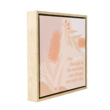 Load image into Gallery viewer, SPLOSH Fleur Positive Framed Canvas 34cm x 34cm