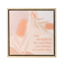 Load image into Gallery viewer, SPLOSH Fleur Positive Framed Canvas 34cm x 34cm