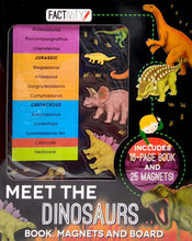 Load image into Gallery viewer, Factivity: Meet The Dinosaurs - Book, Magnets &amp; Board