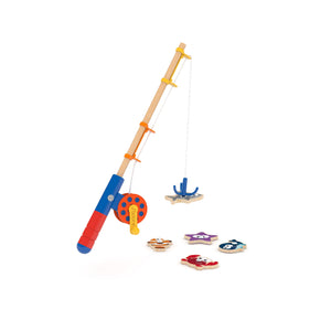 JAdore Wooden Fishing Game - Blue