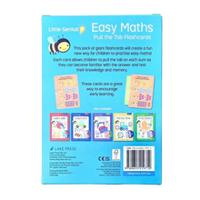 Load image into Gallery viewer, Little Genius: Pull the Tab Flashcards - Easy Maths