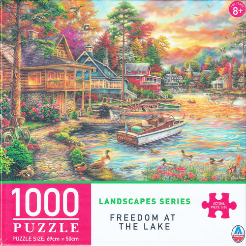 Arrow Puzzles - Landscape Series - Freedom at the Lake by Chuck Pinson