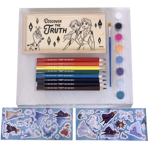 Disney Frozen Wooden Pencil Box Set