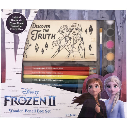 Disney Frozen Wooden Pencil Box Set