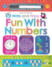 Load image into Gallery viewer, Write and Wipe: Fun With Numbers Activity Board Book