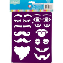 Load image into Gallery viewer, Funny Faces Stencils (2 Pack)