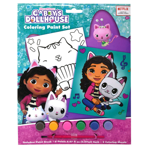 Gabby's Dollhouse Poster with Paint Craft Kit