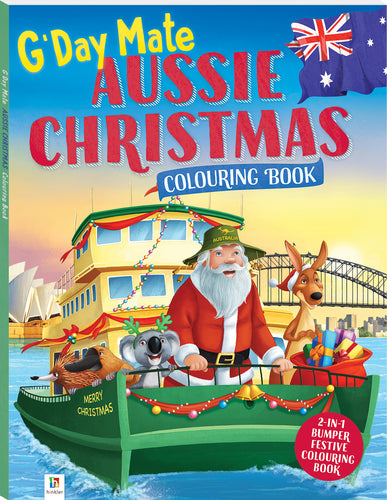 G'Day Mate Aussie Christmas Colouring Book