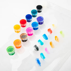 Glass Stain Transparent Colours 12 Pots