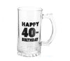 Premium Beer Stein "40th Birthday"
