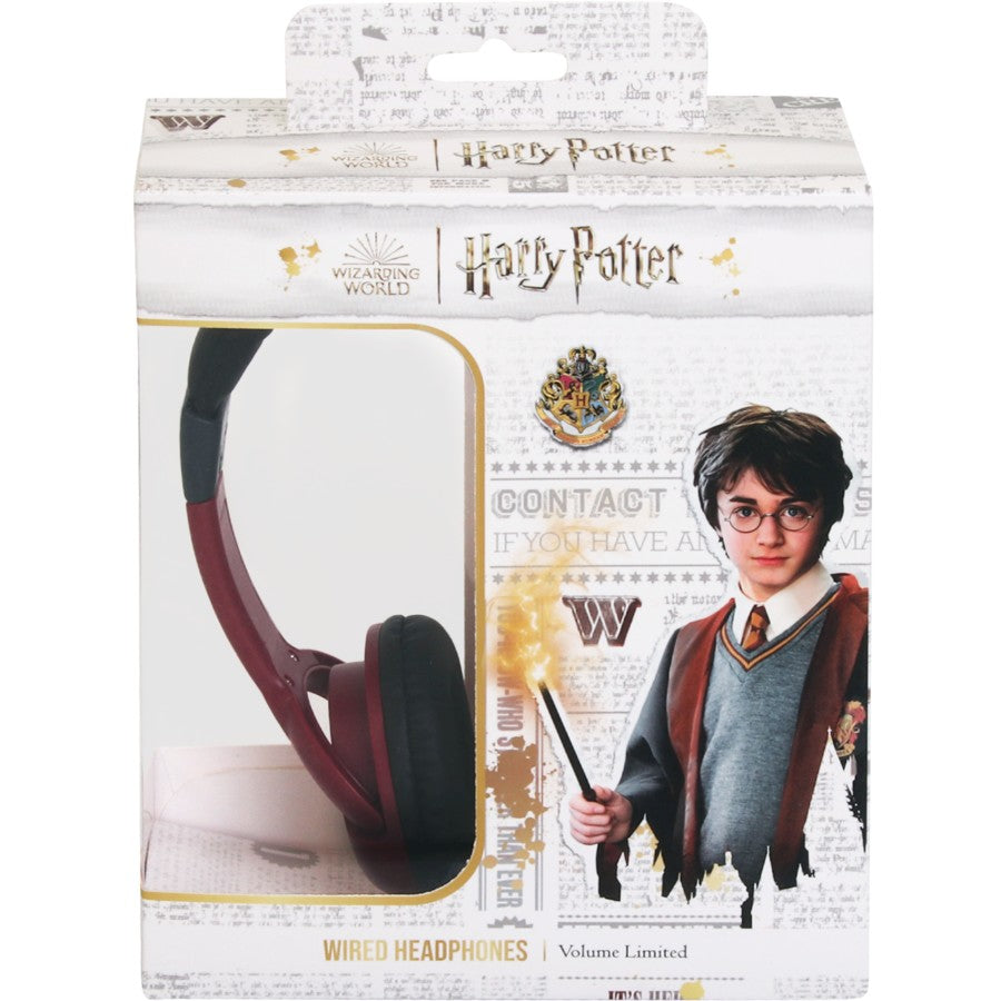 Harry Potter Volume Limited Wired Headphone Red Black