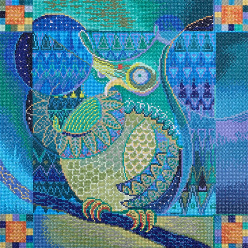 DIAMOND DOTZ: Indian Owl Diamond Painting Artwork Kit