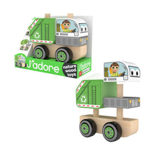 Load image into Gallery viewer, JAdore Wooden Stacking Truck - Garbage Truck