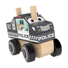 Load image into Gallery viewer, JAdore Wooden Stacking Truck - Police Car