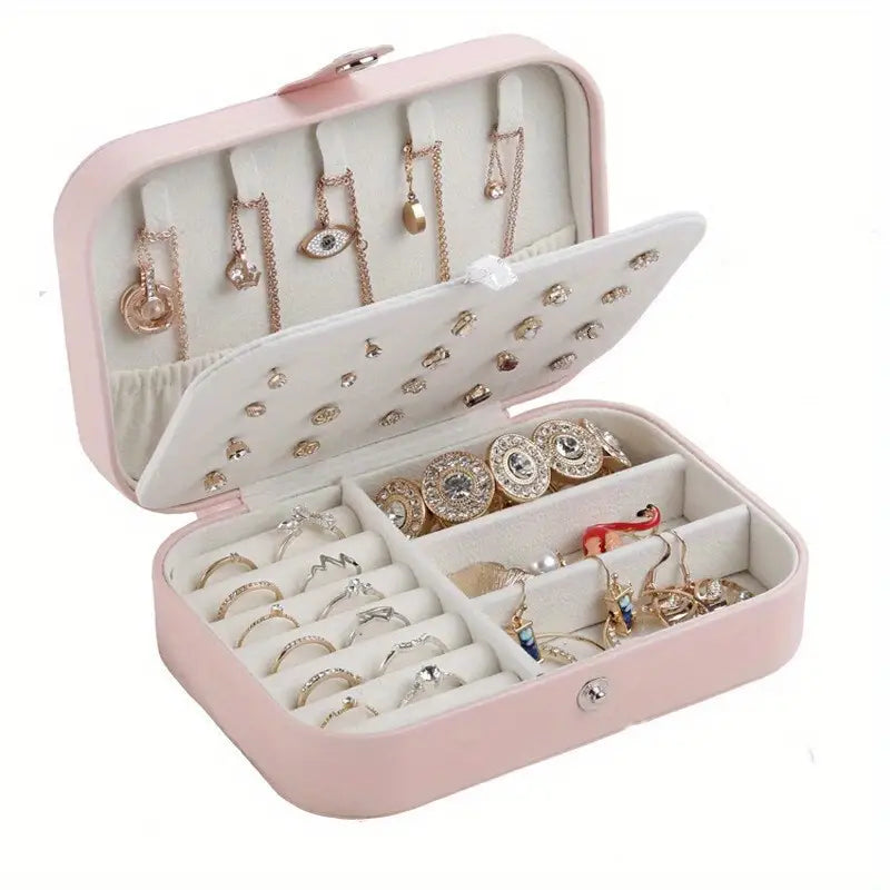 Jewellery Organiser Box - Pink