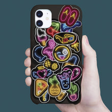 Load image into Gallery viewer, Kaleidoscope Sticker Bomb Electric Neon