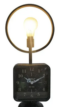 Load image into Gallery viewer, Kelly Lane Metal 20cm x 50cm Clock Lamp