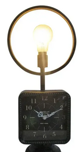 Kelly Lane Metal 20cm x 50cm Clock Lamp