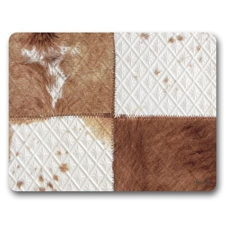 Kelly Lane Cork Backed Placemats Set 6 - Soul Hide (29cm x 21.5cm)