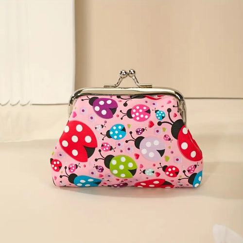 Children's Coin Purse - Pink Ladybug