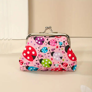 Children's Coin Purse - Pink Ladybug