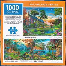 Load image into Gallery viewer, Arrow Puzzles - Imagination Series - Lake Cottage by P.D. Moreno Jigsa