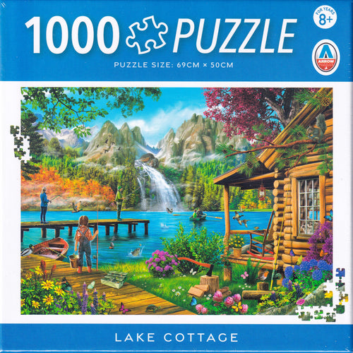 Arrow Puzzles - Imagination Series - Lake Cottage by P.D. Moreno Jigsa