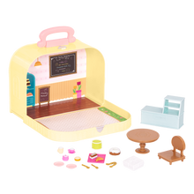 Load image into Gallery viewer, Li&#39;l Woodzeez Pastry Shop Carry Case Playset