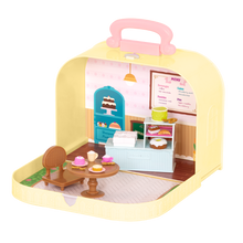 Load image into Gallery viewer, Li&#39;l Woodzeez Pastry Shop Carry Case Playset