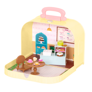 Li'l Woodzeez Pastry Shop Carry Case Playset