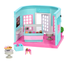 Load image into Gallery viewer, Li&#39;l Woodzeez Scoops &amp; Sprinkles Ice Cream Parlor Playset