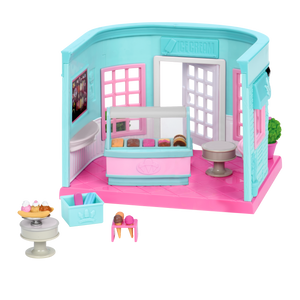 Li'l Woodzeez Scoops & Sprinkles Ice Cream Parlor Playset