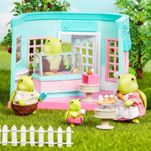 Load image into Gallery viewer, Li&#39;l Woodzeez Scoops &amp; Sprinkles Ice Cream Parlor Playset