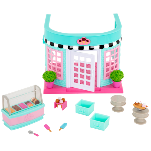 Li'l Woodzeez Scoops & Sprinkles Ice Cream Parlor Playset