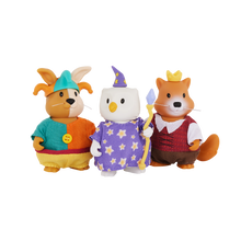 Load image into Gallery viewer, Li&#39;l Woodzeez Royal Friendz (Jester, Wizard &amp; Prince) Figurine Set