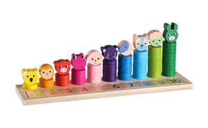 Little Genius Play & Learn - Wooden Stack & Count
