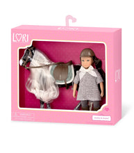 Load image into Gallery viewer, Lori 6&quot; Doll &amp; Horse - Ansley &amp; Arabel