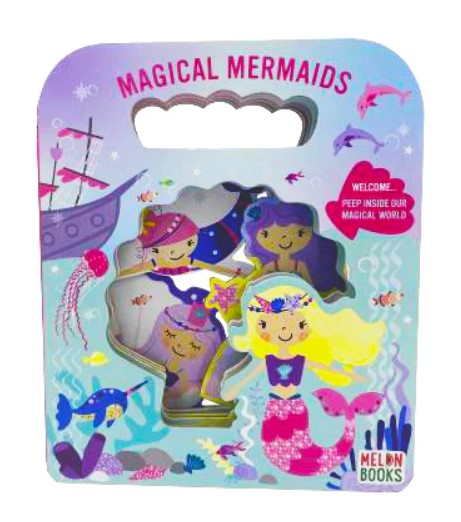 Melon Books Board Cut Books - Magical Mermaids