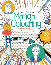 Load image into Gallery viewer, Colour-Your-Own Manga Colouring Gallery Wall Art Colouring Book