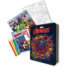 Load image into Gallery viewer, Marvel Avengers Activity Tin