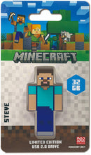 Load image into Gallery viewer, Minecraft Limited Edition USB 2.0 USB Drive 32GB - Steve