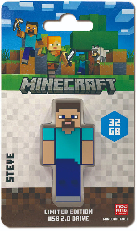 Minecraft Limited Edition USB 2.0 USB Drive 32GB - Steve