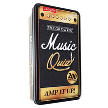 Load image into Gallery viewer, The Greatest Music Quiz - Amp it Up! Game in Tin