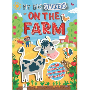 Hinkler: My Big Stickers On The Farm Book