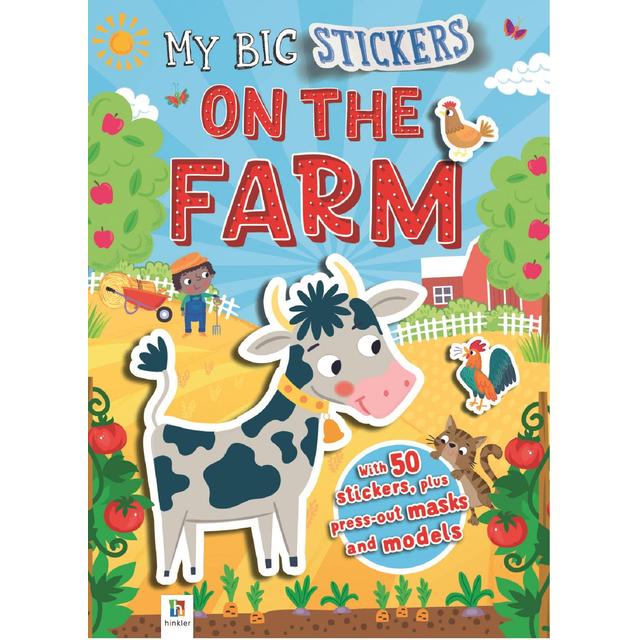 Hinkler: My Big Stickers On The Farm Book