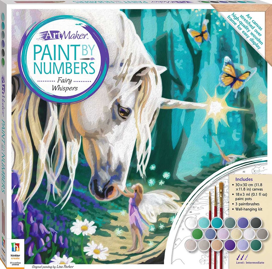 Paint by Numbers Canvas: Fairy Whispers