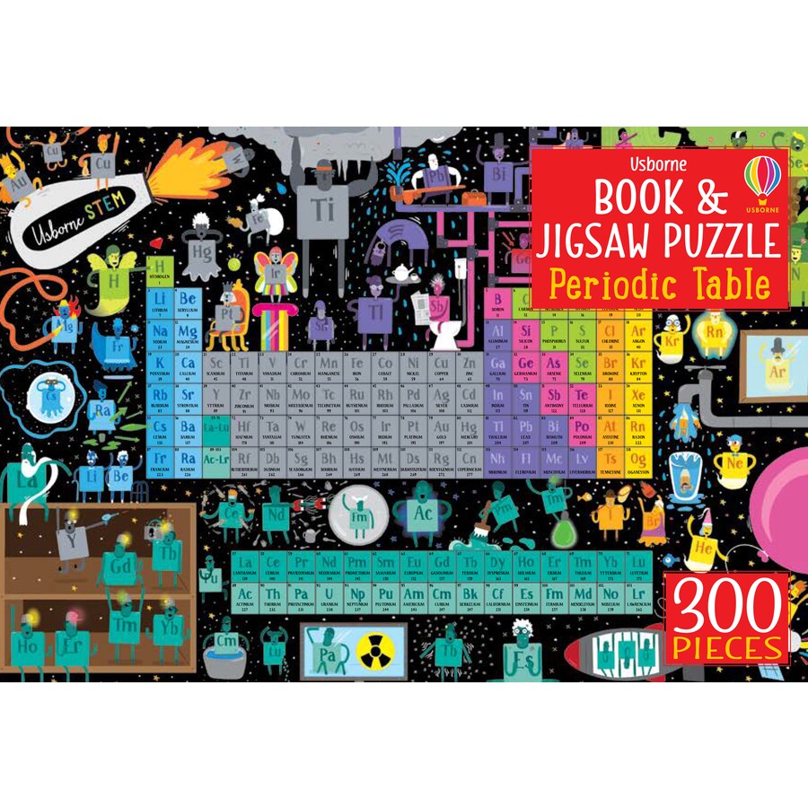 Usborne Book & 300 Pce Jigsaw - Periodic Table